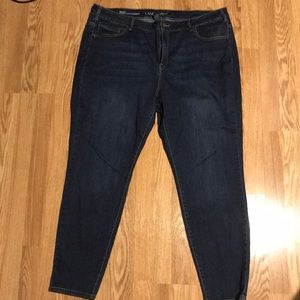 LANE BRYANT SIZE 26 SUPER STRETCH SKINNY JEANS